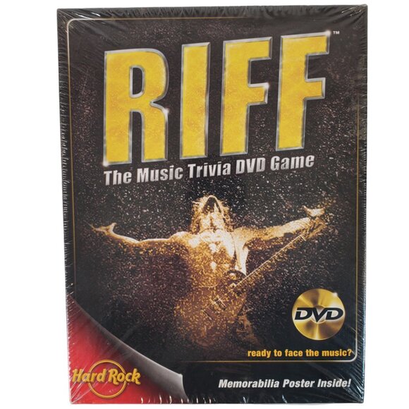 "Riff: The Music Trivia DVD Game" 2005 Hard Rock. New. Sealed. Made in USA - Picture 1 of 3